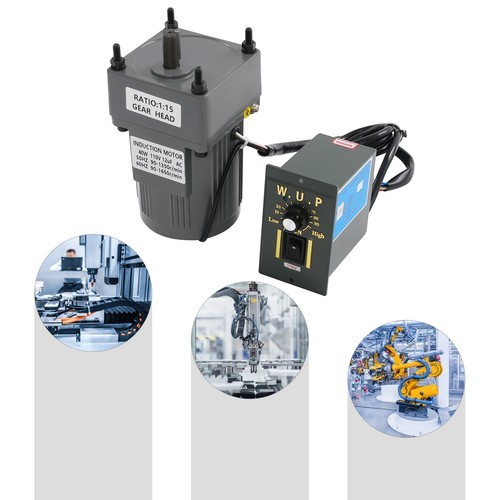 Electric Gear Reduction Motor High Torque Motor Variable Speed Controller 1:15