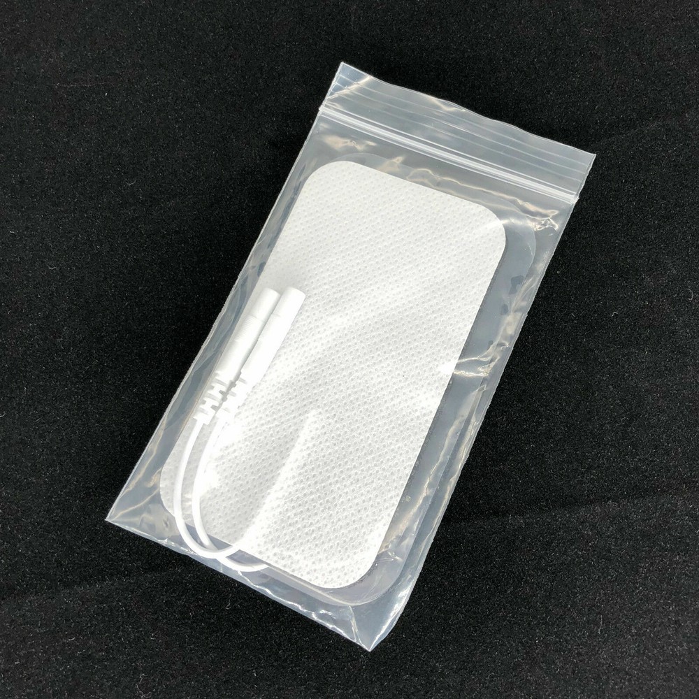 20 Large Replacement Tens Unit Electrode Pads for Pulse Massager White Cloth