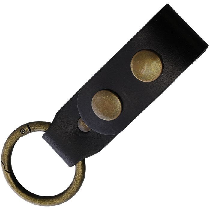 Joker Dangler Removeable Ring With 3 cm Diameter Black Leather Construction