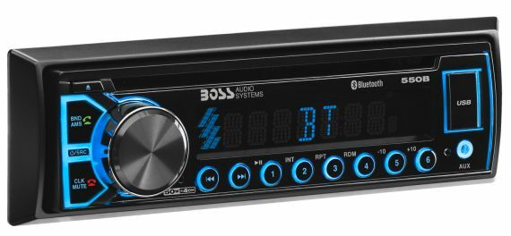 BOSS 550B Single-DIN, CD/MP3 Player Bluetooth