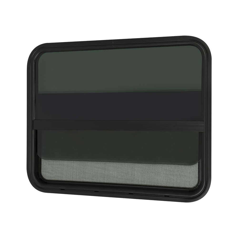 30x24 RV Window Teardrop Vertical Slide Replacement with Screen