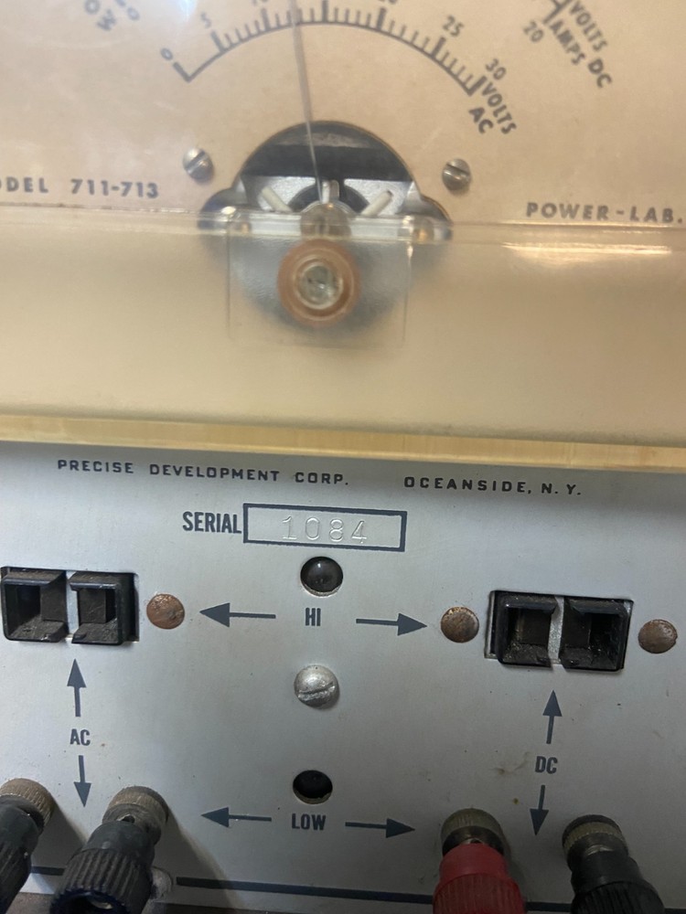 Vintage Precise Model 711 Battery Eliminator