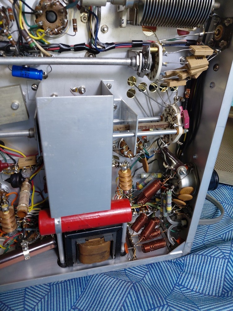 Johnson Viking Ranger Tube Transmitter Powers On Tubes Light Meter Works