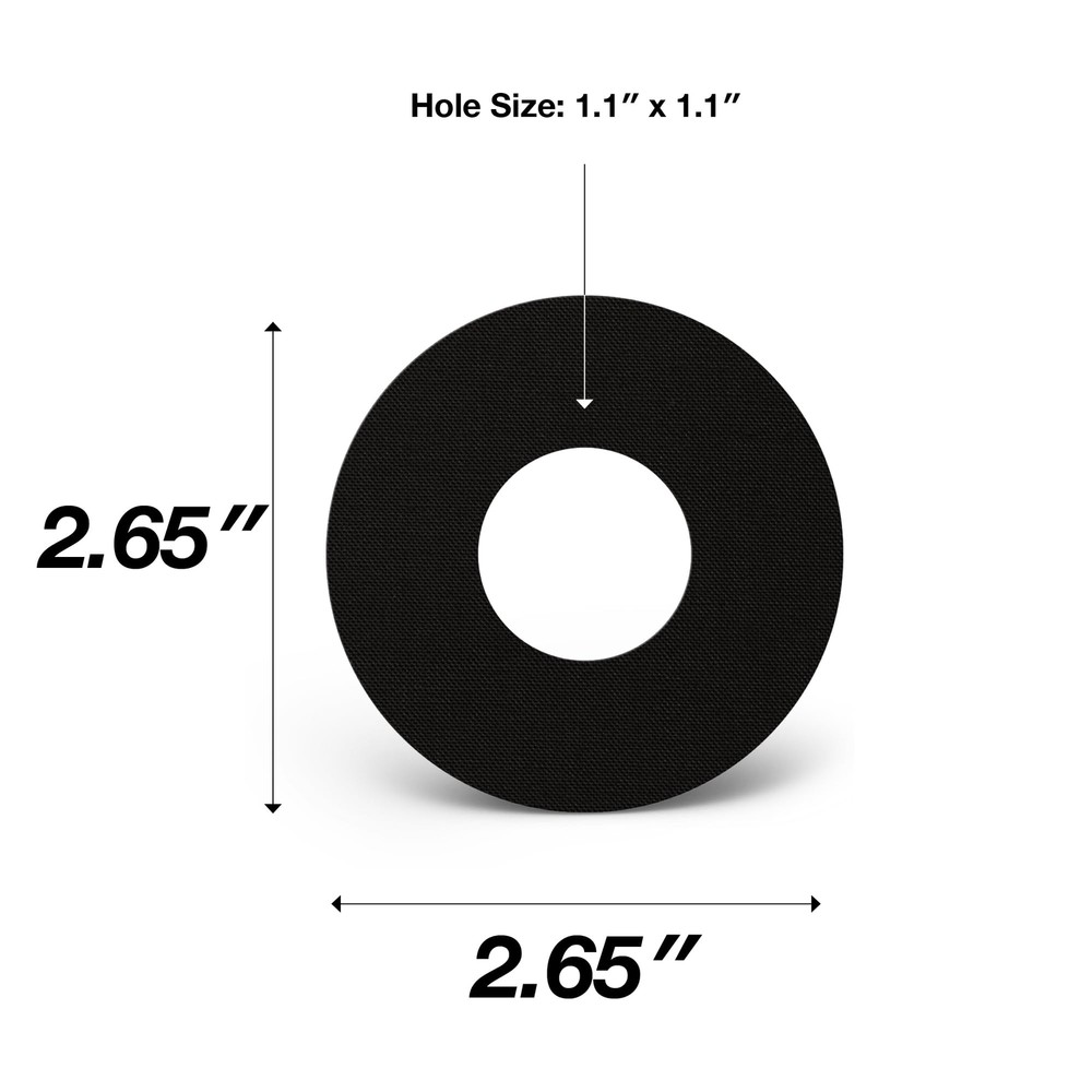 Adhesive Patch - Pack of 30 - Multiple Colors Available (Black)