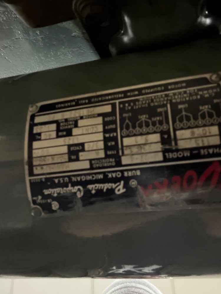 Kysor, Johnson Model J Horizontal cut off saw