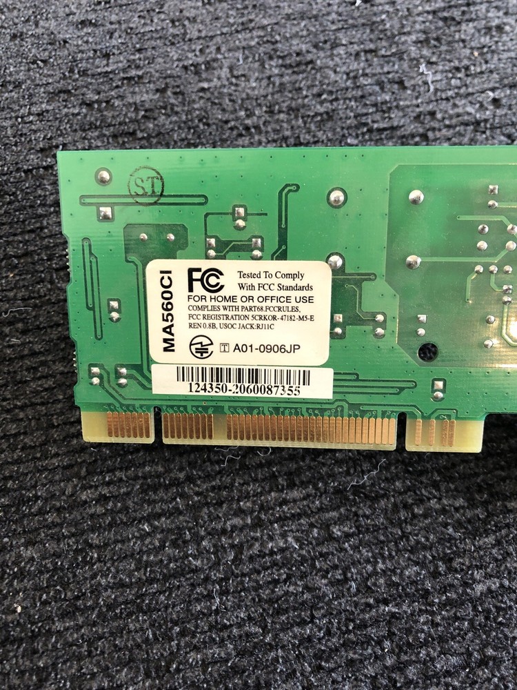 PCI Modem Card (MA560CI)