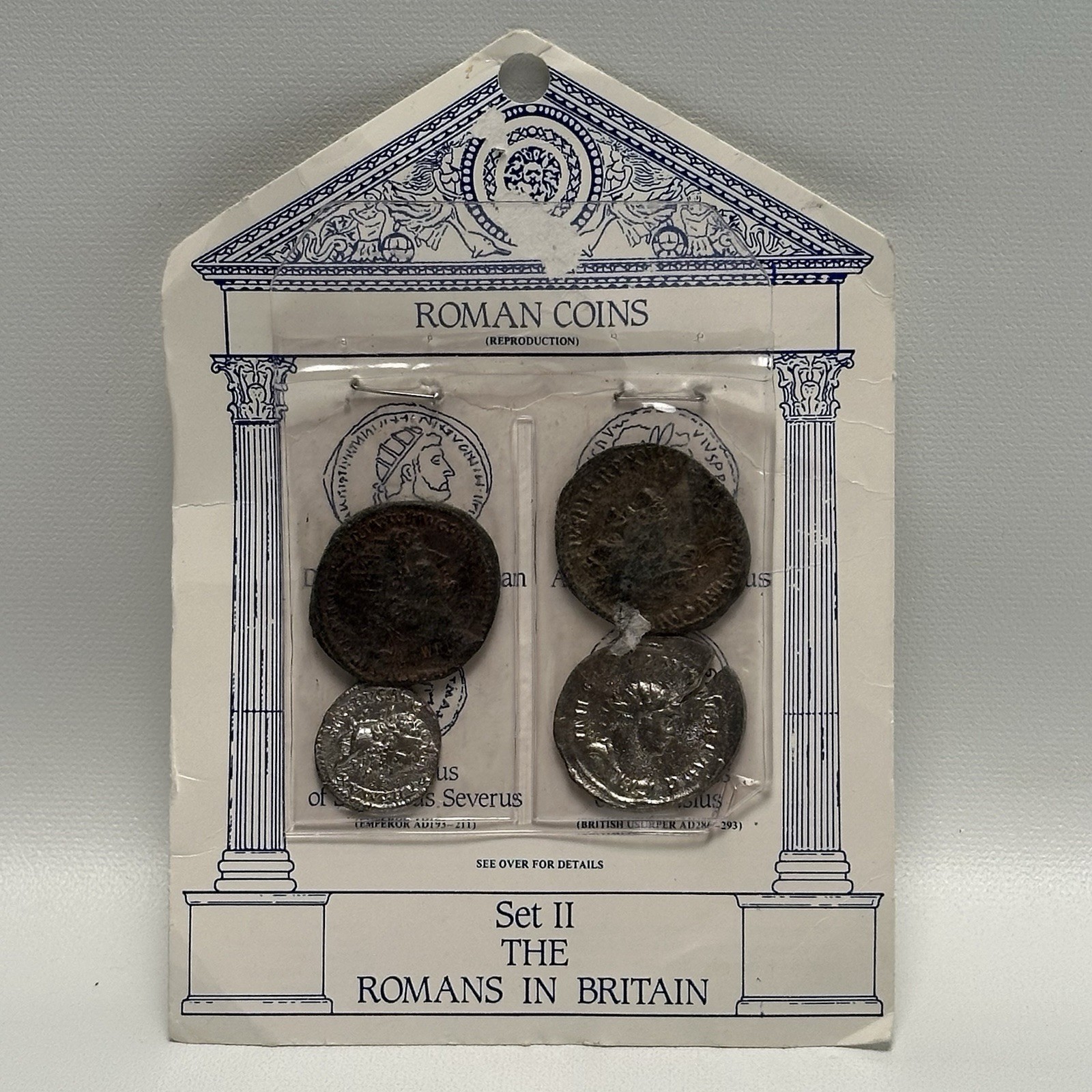 Reproduction Replica Roman Coins Set II The Romans in Britain Museum of London