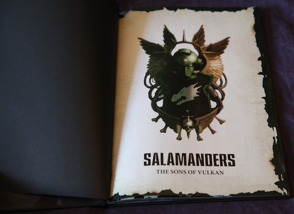 Warhammer 40k, Salamanders Codex Supplement, Hardback Edition, Games Workshop
