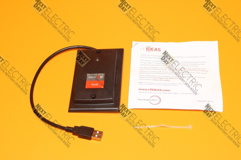 rf Ideas, RDR-805W1AKU-RA, Panel Mount RFID Reader Card Wall Wave ID Plus Smart