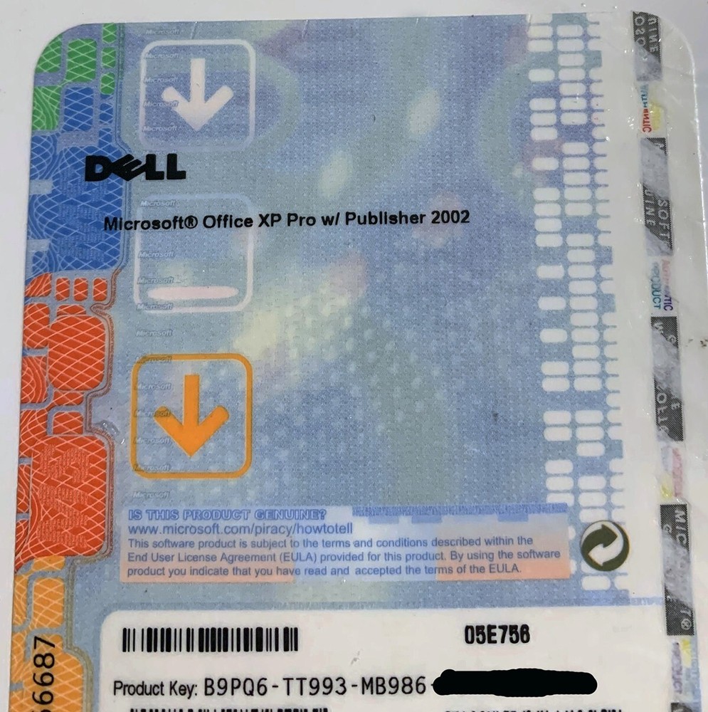 Microsoft Office XP Professional With Publisher Version 2002 NEW, SEALED!