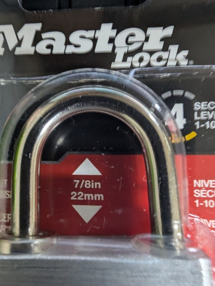 master lock combination 4 security level new