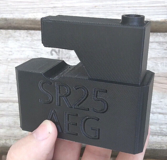 Airsoft JG SR25 AEG Odin Speedloader Adapter (Black)