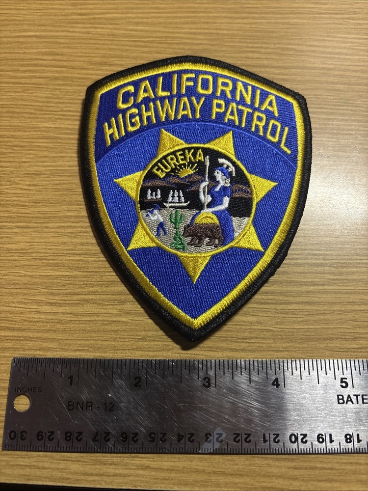 California Highway Patrol 4X3" Patch