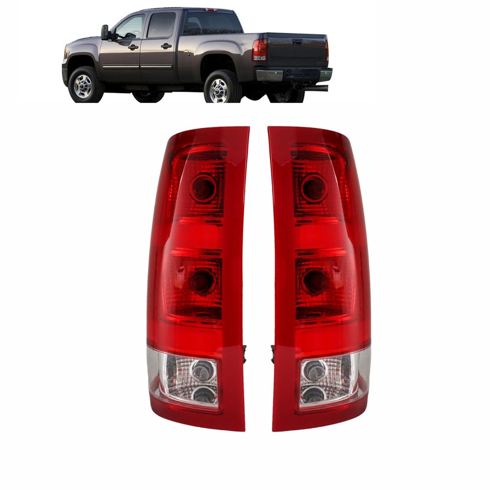 Pair Tail Light Assembly for Sierra 2007-2013