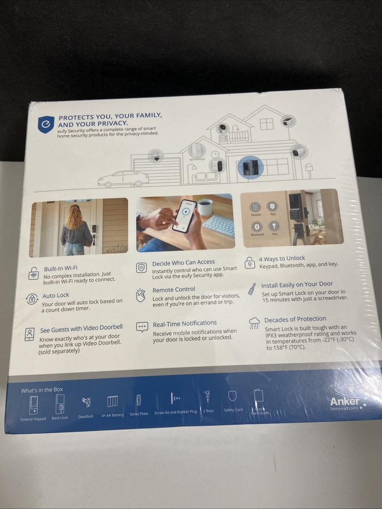 Eufy E110 Smart Lock- New👍👍