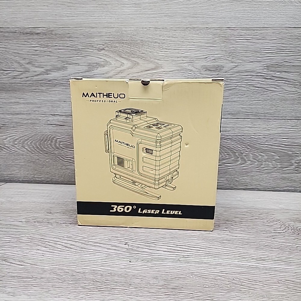 Laser Level Self Leveling, MAITHEUO 3 x 360° Green Cross Line READ!