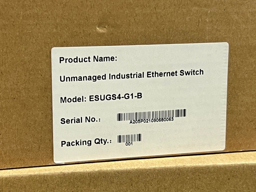 Unmanaged Industrial Ethernet Switch ESUGS4-G1-B
