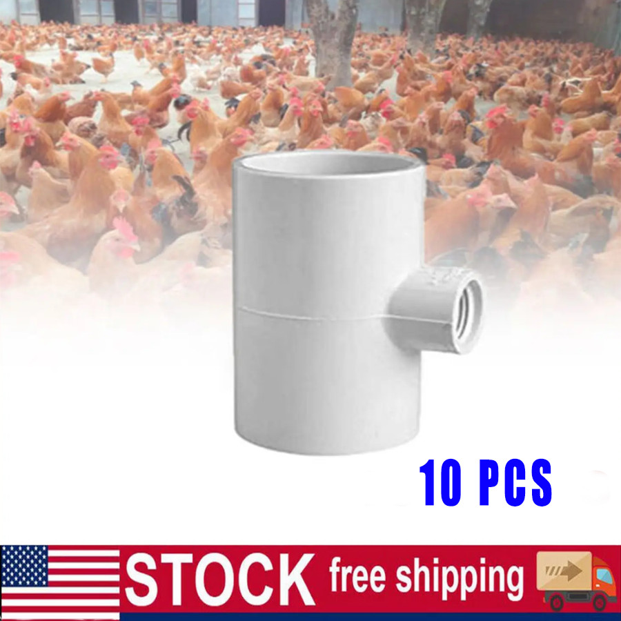 three-way Connector For Chicken Waterer Fully Automatic （10pcs）