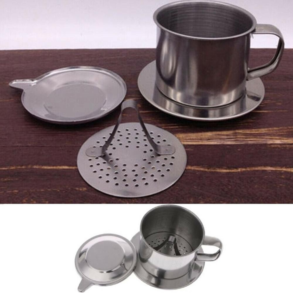 Vietnamese Coffee Filter Coffee Pot Drip Infuse Cup Manual BrewLightweight