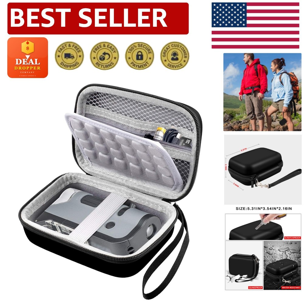 Stylish Black PU Leather Microscope Holder for Carson Models - Organize Easily