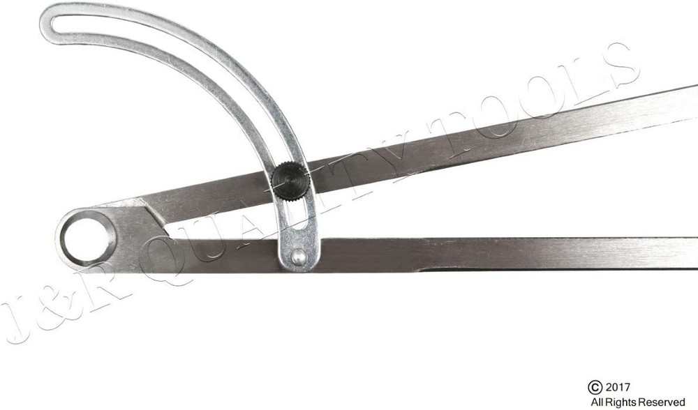 LARGE PENCIL MARKING COMPASS CIRCLE MAKER SCRIBER MARKING WING DIVIDER