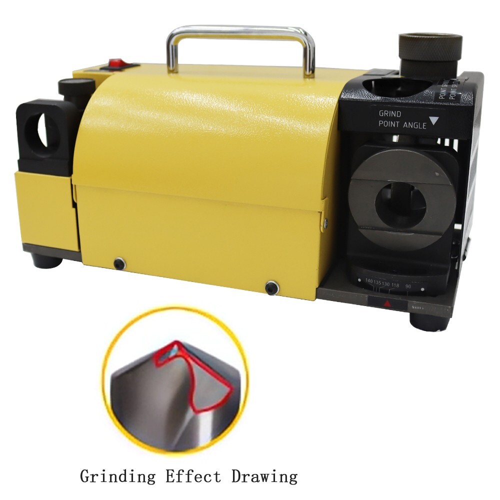 110V Drill Bits Sharpener Grinder 3-13mm Angle Grinding Machine 4400rpm 027346