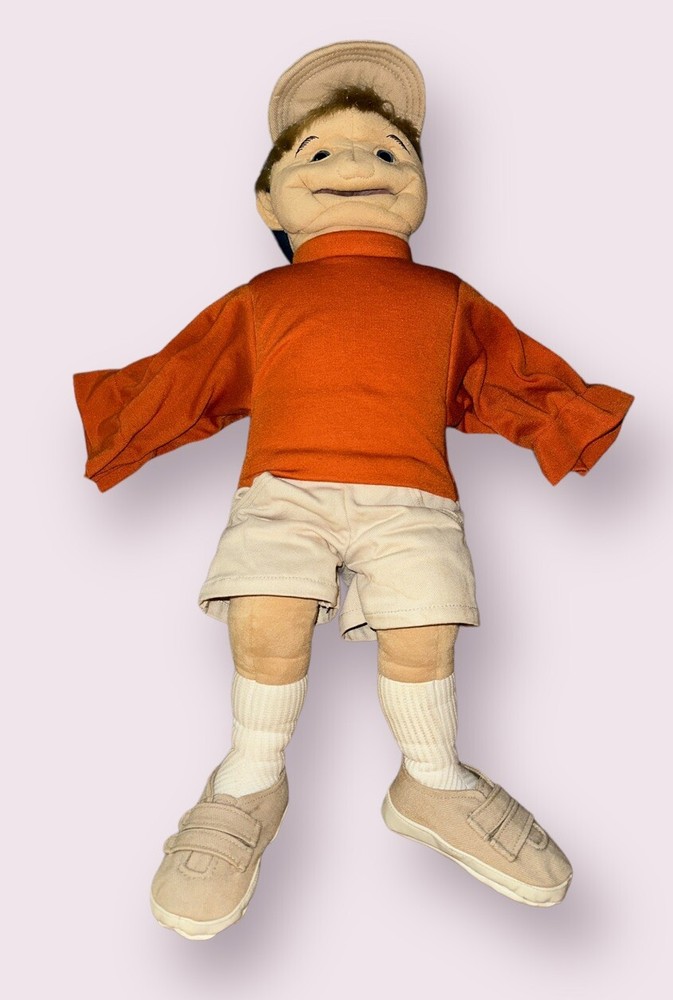 Folkmanis Boy With Cap Hand Puppet 22"