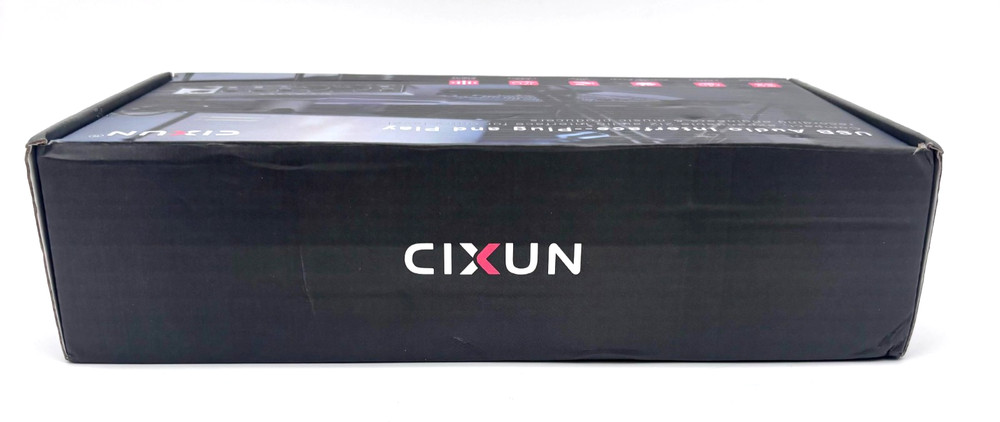 Cixun 2 Channels Low Latency USB Audio Interface: Plug And Play