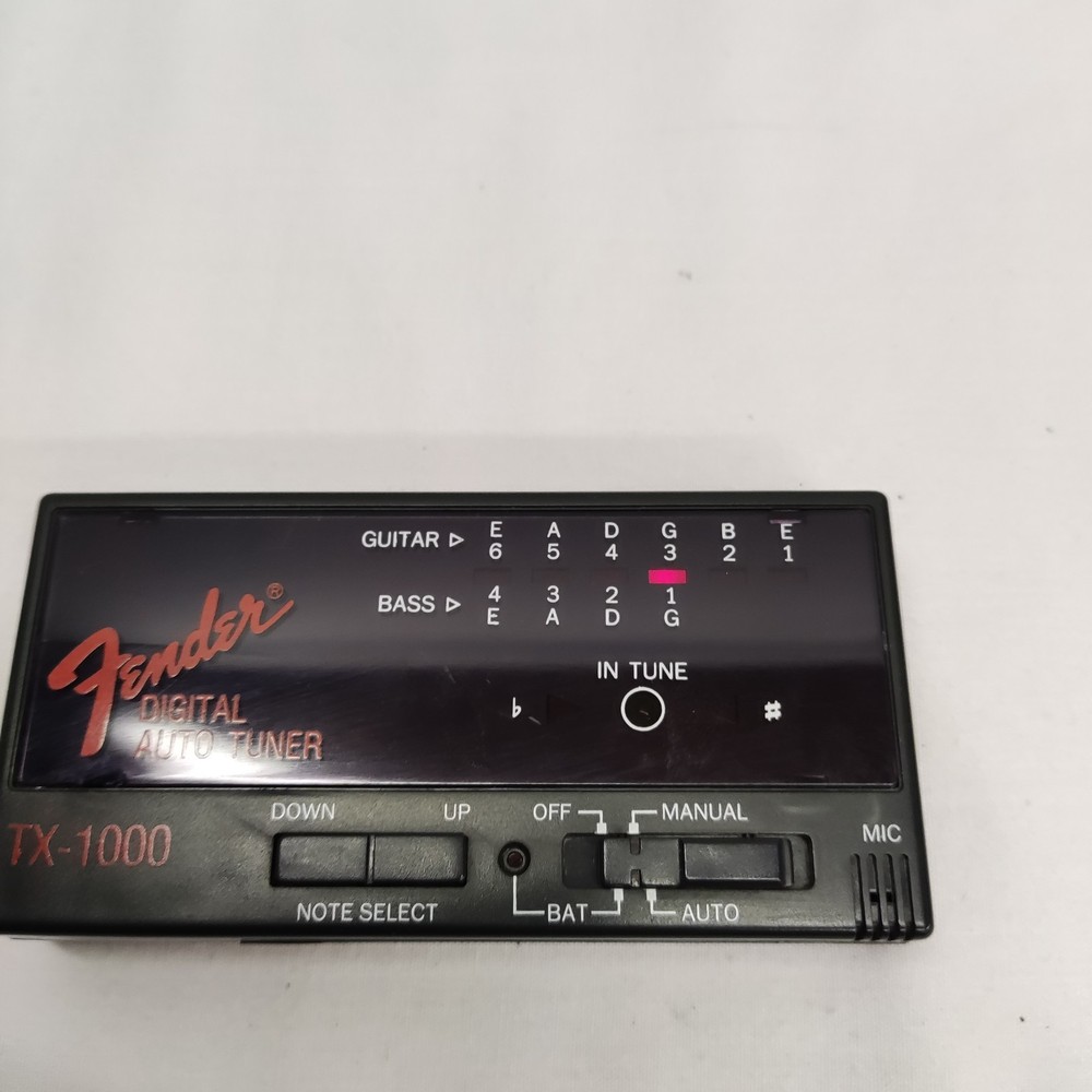 FENDER DIGITAL AUTO TUNER TX-1000 & CASE