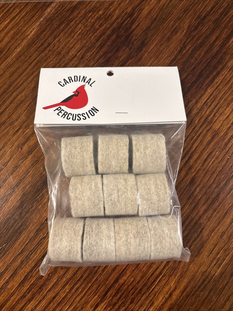 Cardinal Percussion Standard Cymbal Felts (10-pack)
