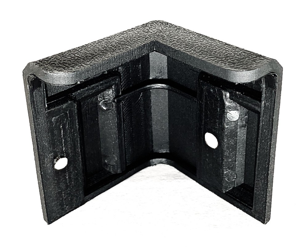 8 Pack 2 Hole Plastic Cabinet Speaker Box Amp Rack DJ Case Corner Protectors
