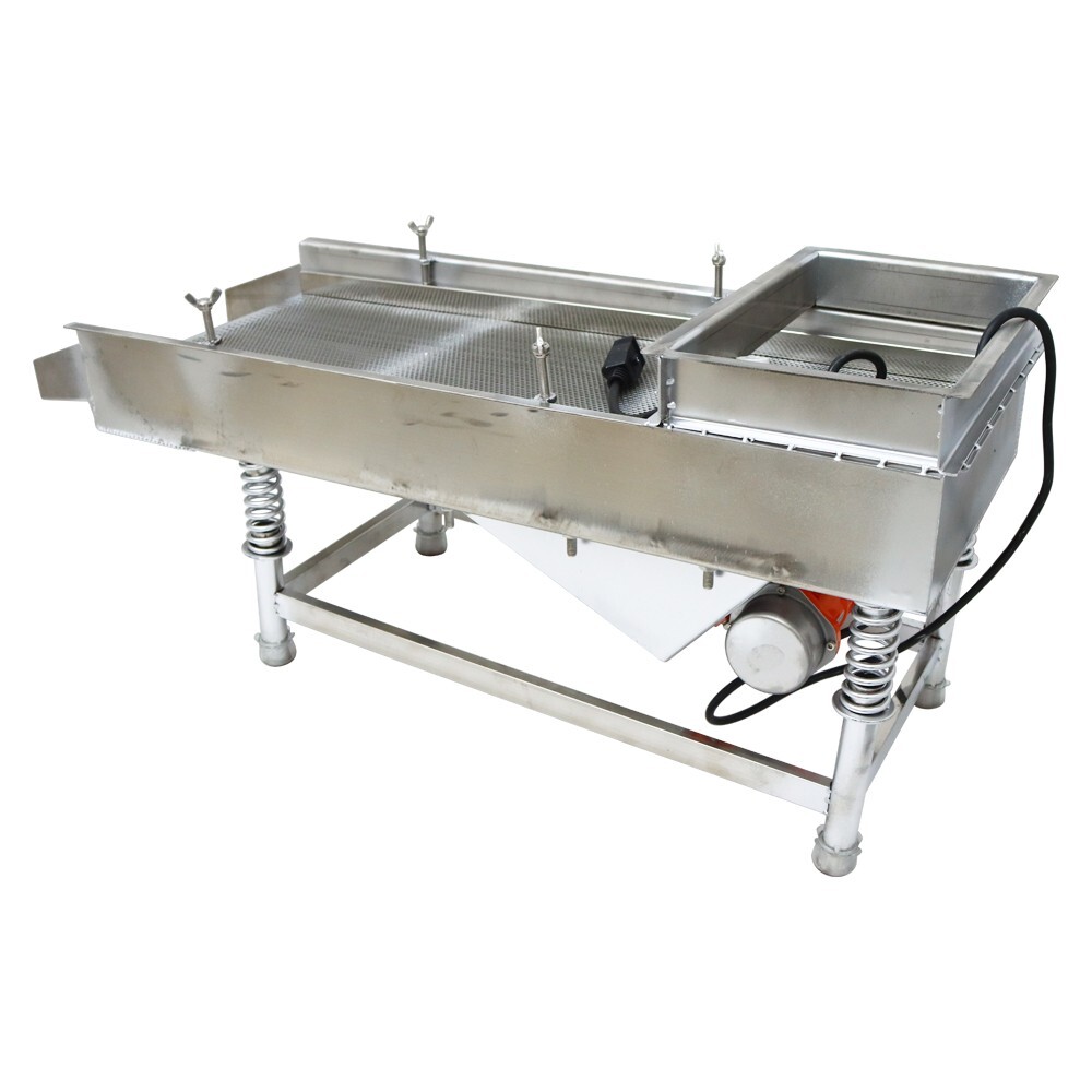 3mm Screen Stainless Steel Linear Vibrating Screen Shaker Single Layer 110V