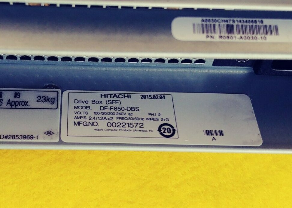 Hitachi DF-F850-DBS Drive Box (*)