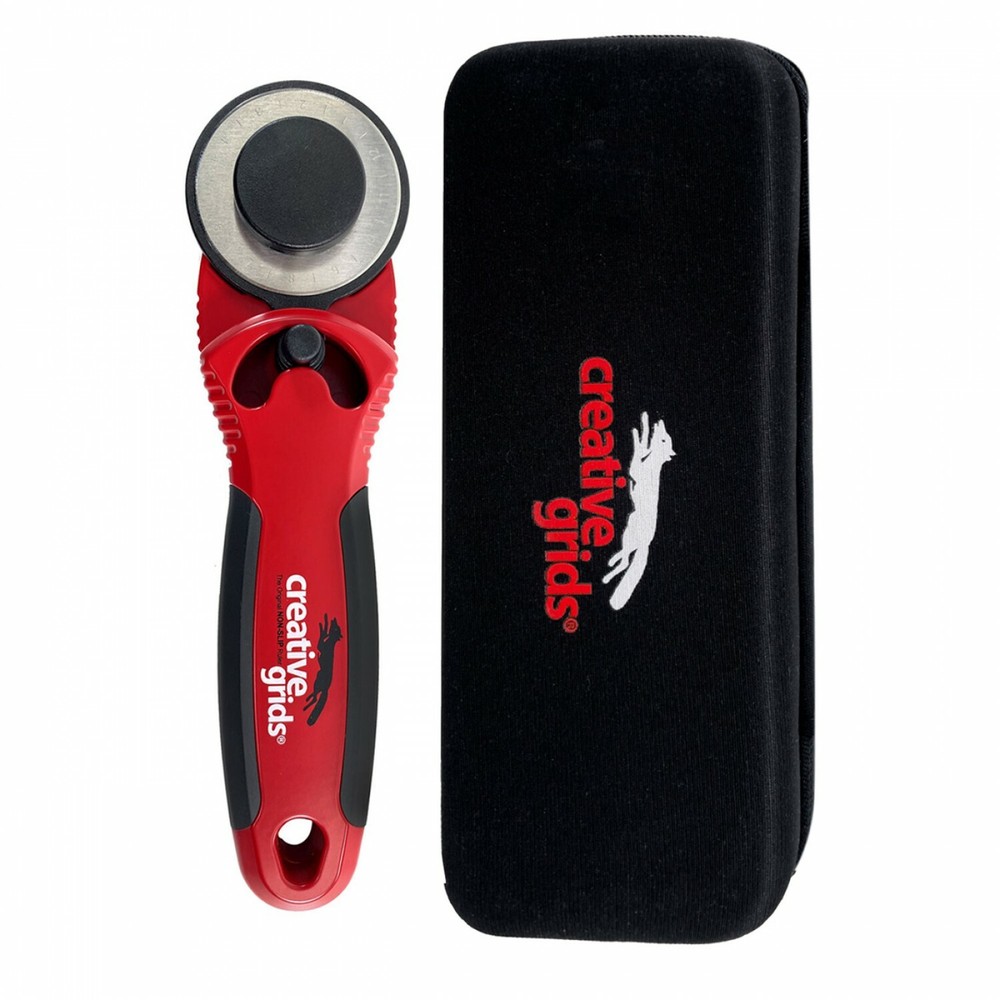 Creative Grids 45mm Rotary Cutter & Case Right & Left Hand Use