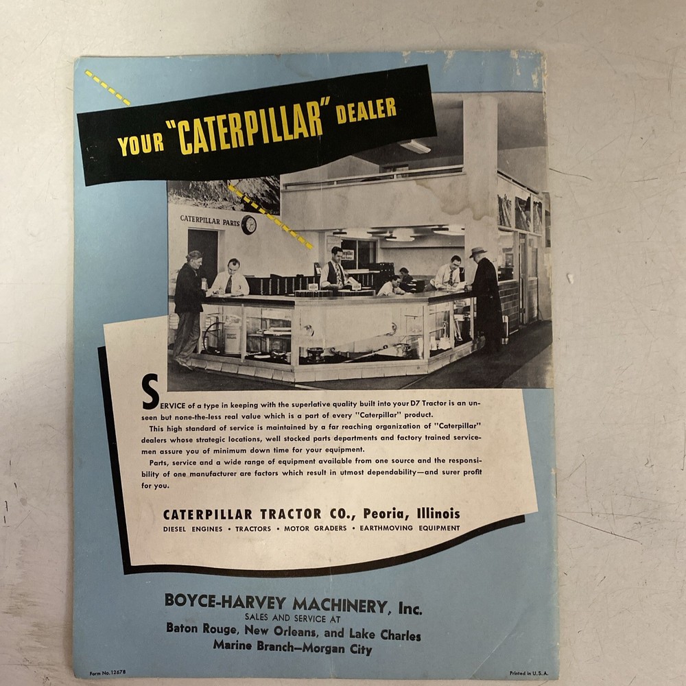 Caterpillar D7 Brochure