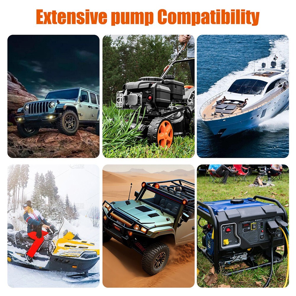 Portable Powered Battery Liquid Transfer Pump 2.4 GPM w/ Flow Control Nozzle