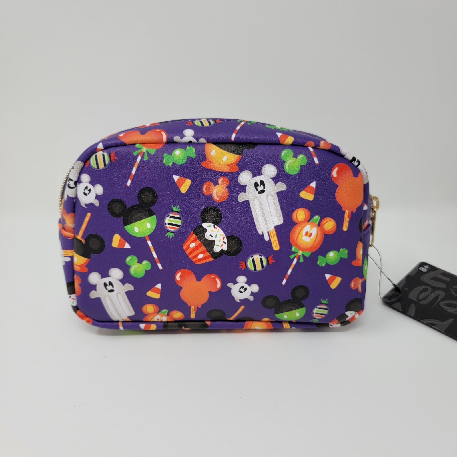 New! Loungefly Disney Mickey Mouse Halloween Treats Makeup Bag Cosmetic Pouch