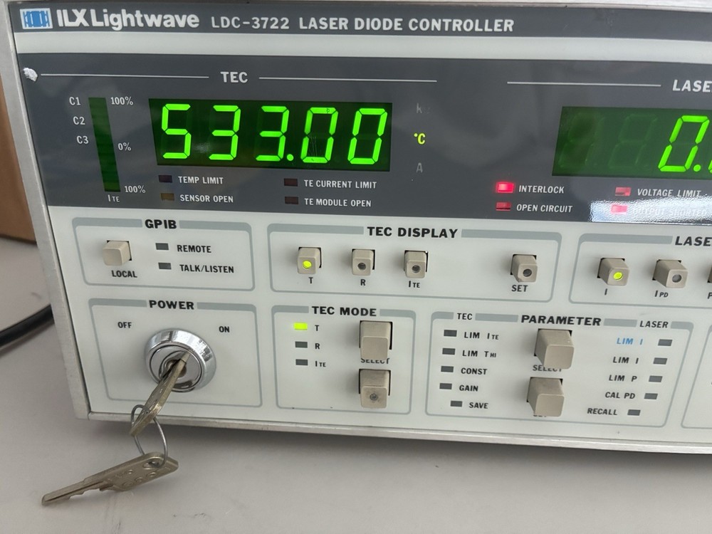 ILX Lightwave LDC3722B Laser Diode Controller