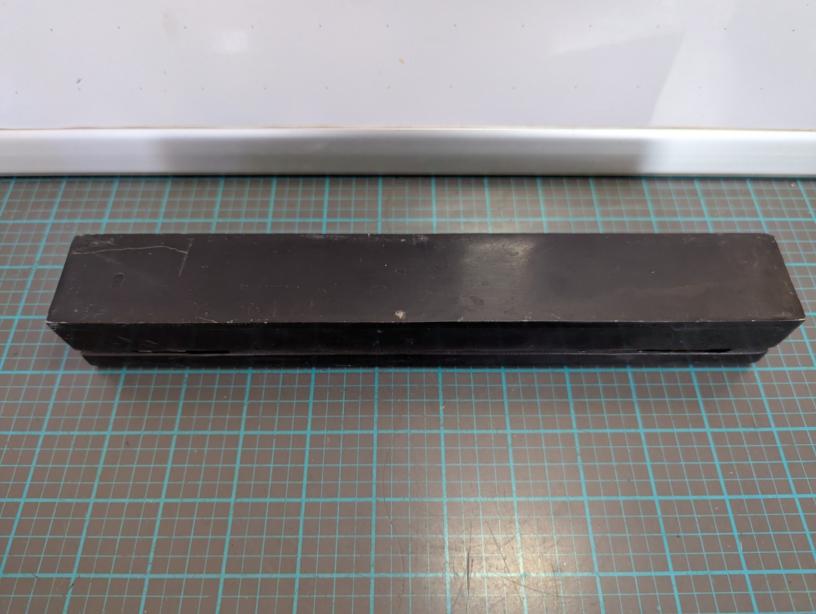 Black Hand Carved Stone Insence Burner Box Coffin Burner Insence Holder 10"