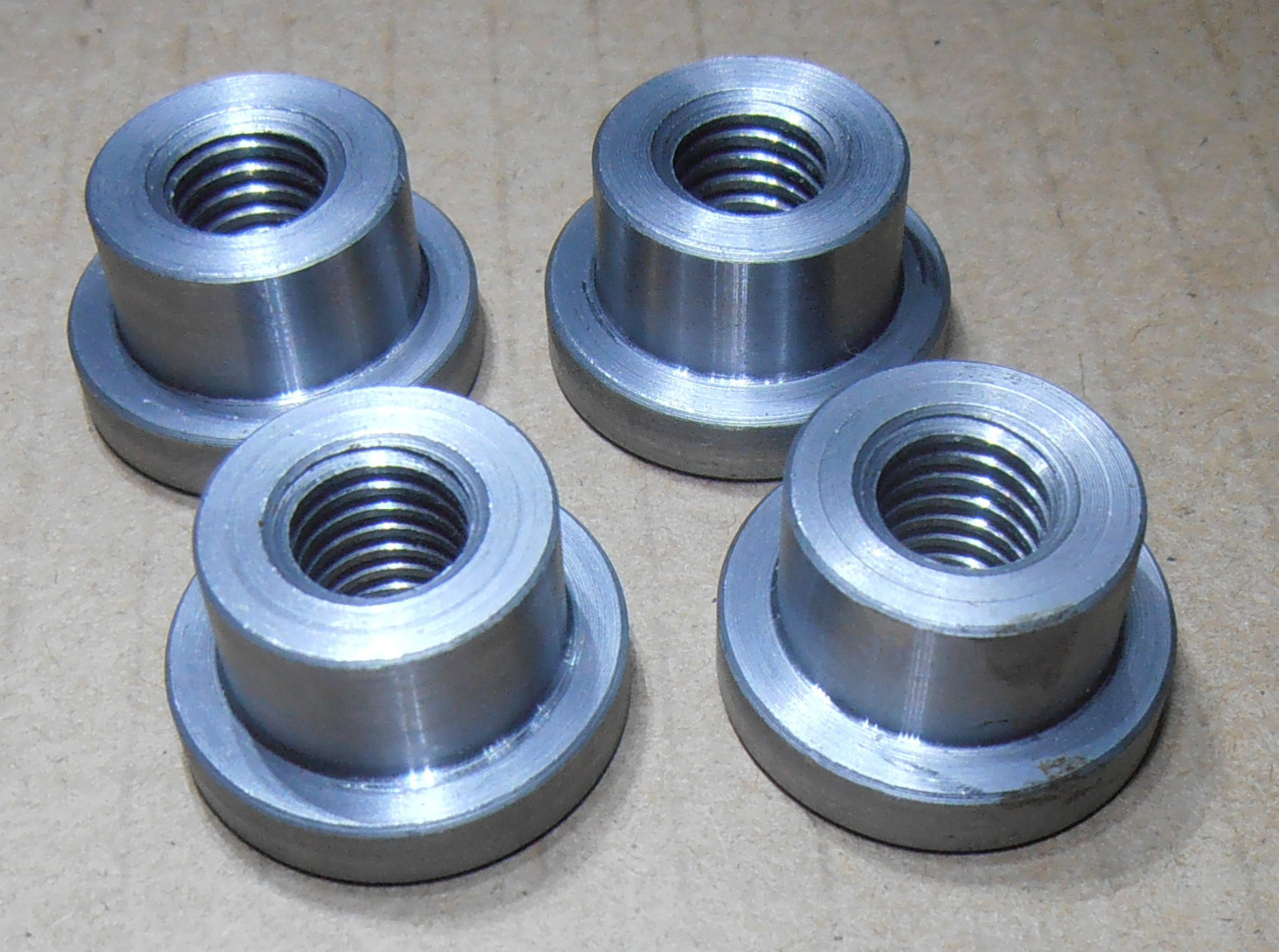 5/16-18 THREADED weld BUNGS 1018 Steel low Profile.