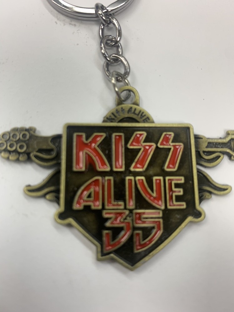 KISS Alive 35 Keyring Or Keychain. Brand New From Their “Sonic Boom “ Metal