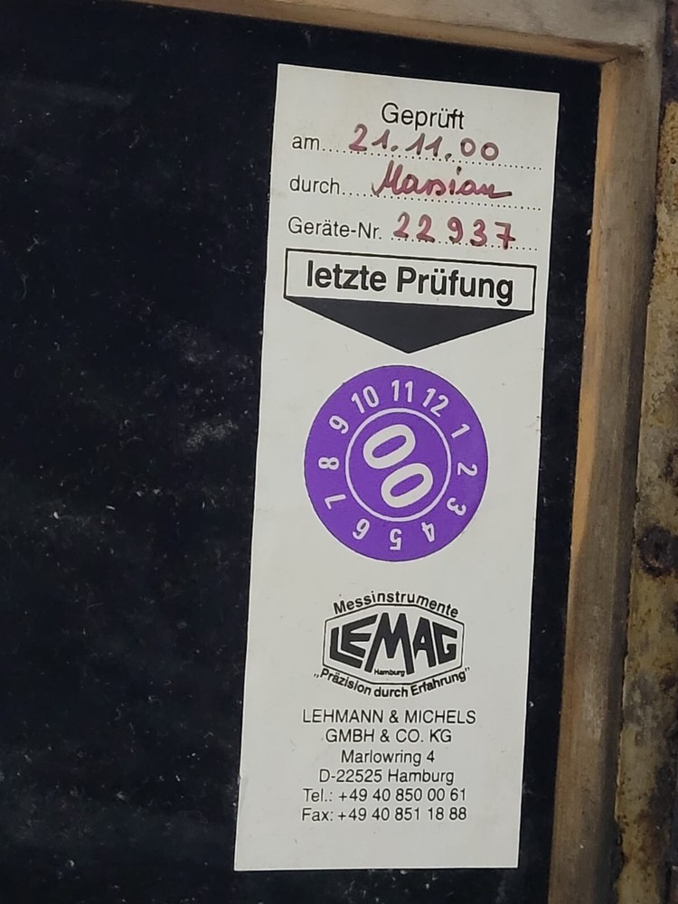 Lemag LS 180 Engine Cylinder Peak Pressure Indicator