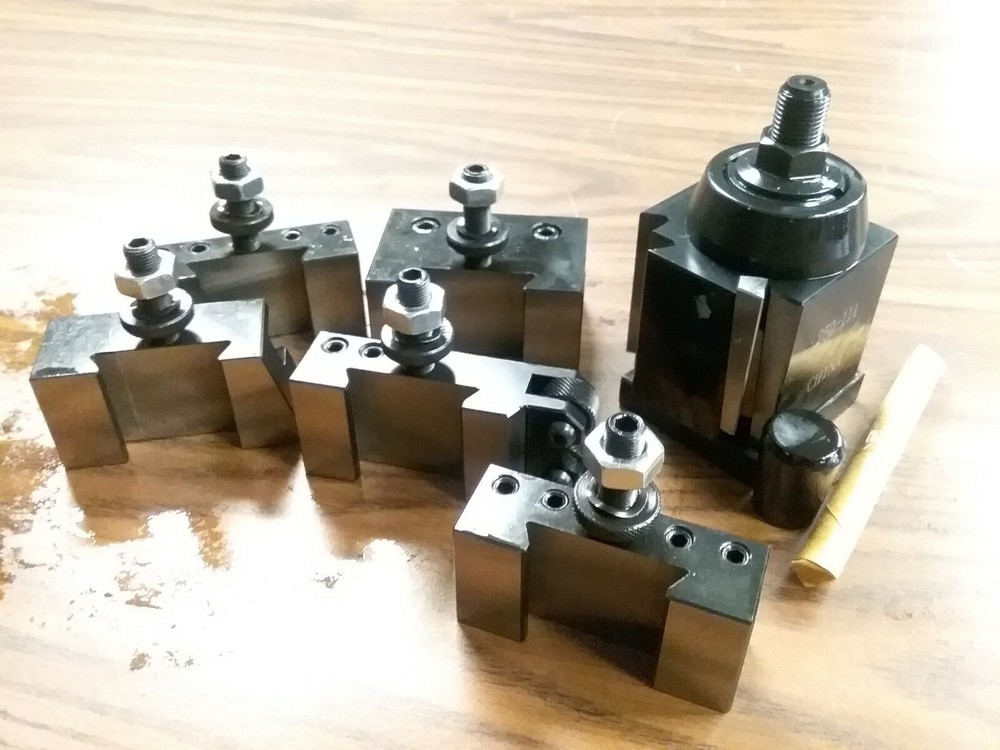 6-12" Swing QUICK CHANGE TOOL POST-6PCS/SET-Wedge TYPE #830A-W-new