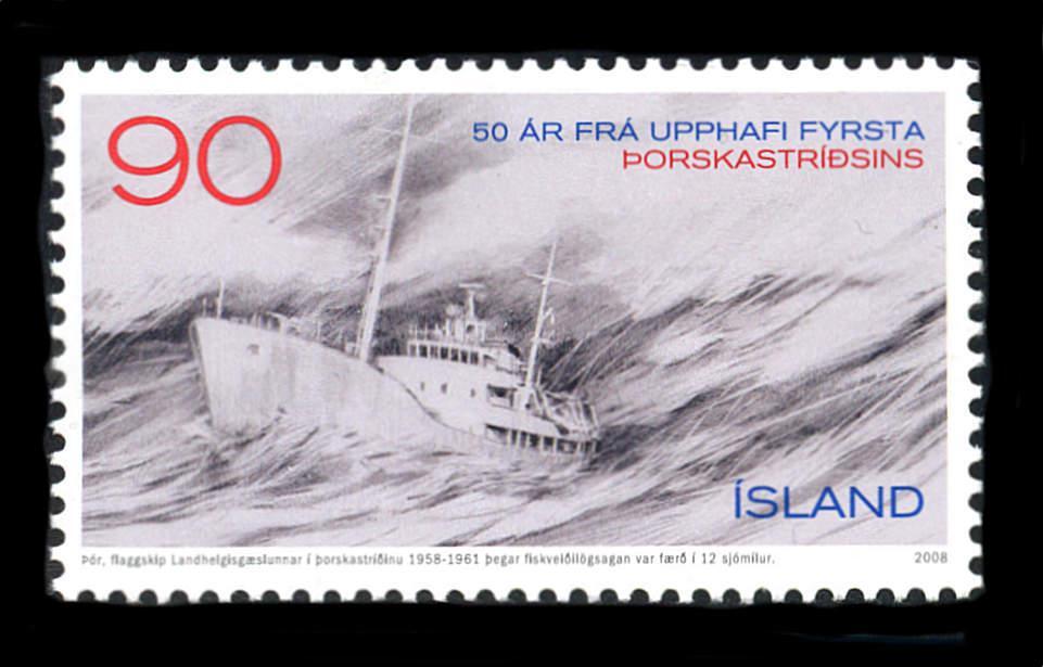 Iceland: 2008 First Cod War 50th Anniversary (1150) MNH