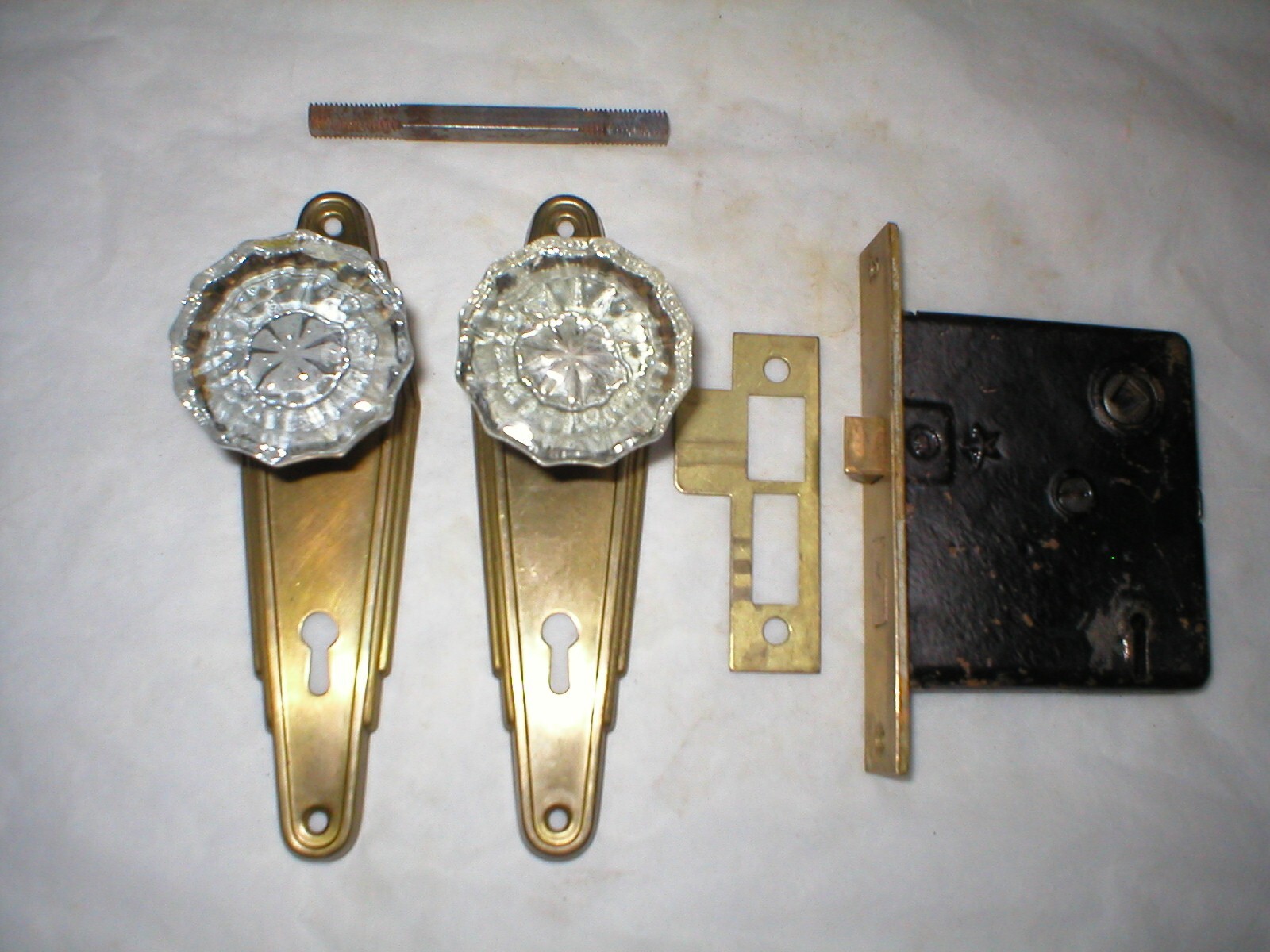 Antique Art Deco Era Door Hardware