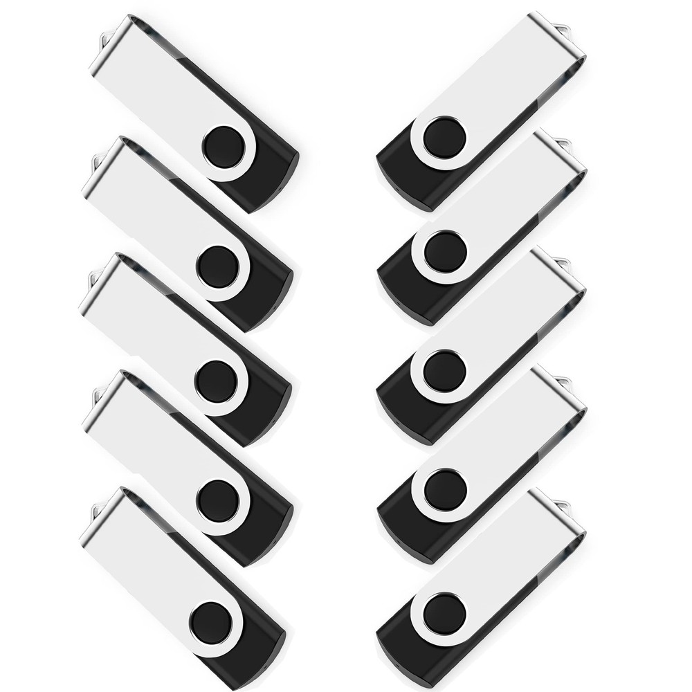 10 Pack 2GB USB Flash Drive Bulk Pack, Bulk USB 2.0 Flash Drives Thumb Drive ...