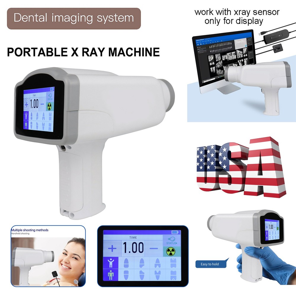Dental X Portable Ray Digital Machine Rayos no Shield / Digital Sensor Size 1/2