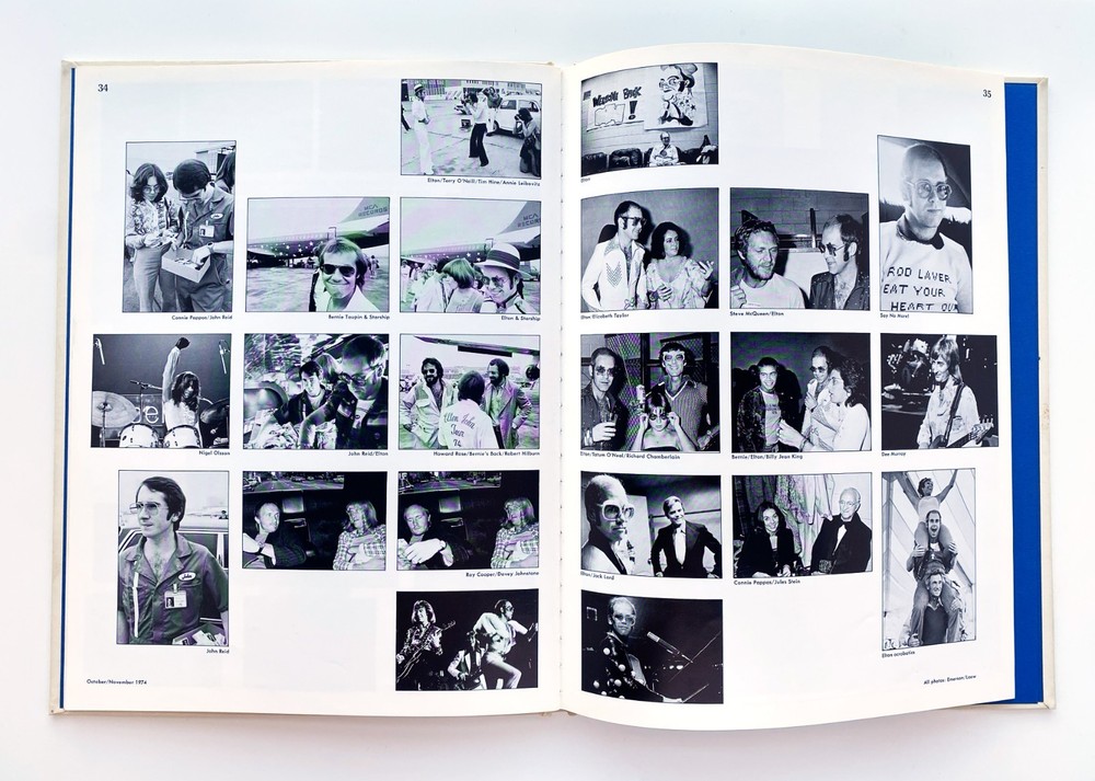 Elton John, Bernie Taupin, Signed, Five Years of Fun, 1975, +Troubadour Ticket