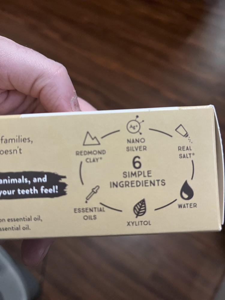 Silver Earth Paste Mineral Toothpaste Redmond Life 4 oz