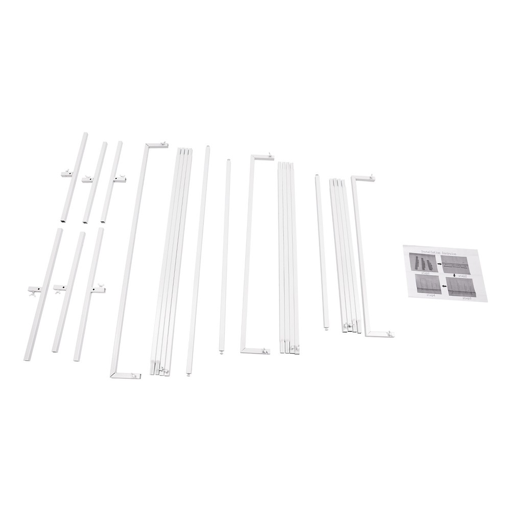 3Pcs Metal Backdrop Stand Wedding Stand Rectangular Frame For Party Decoration